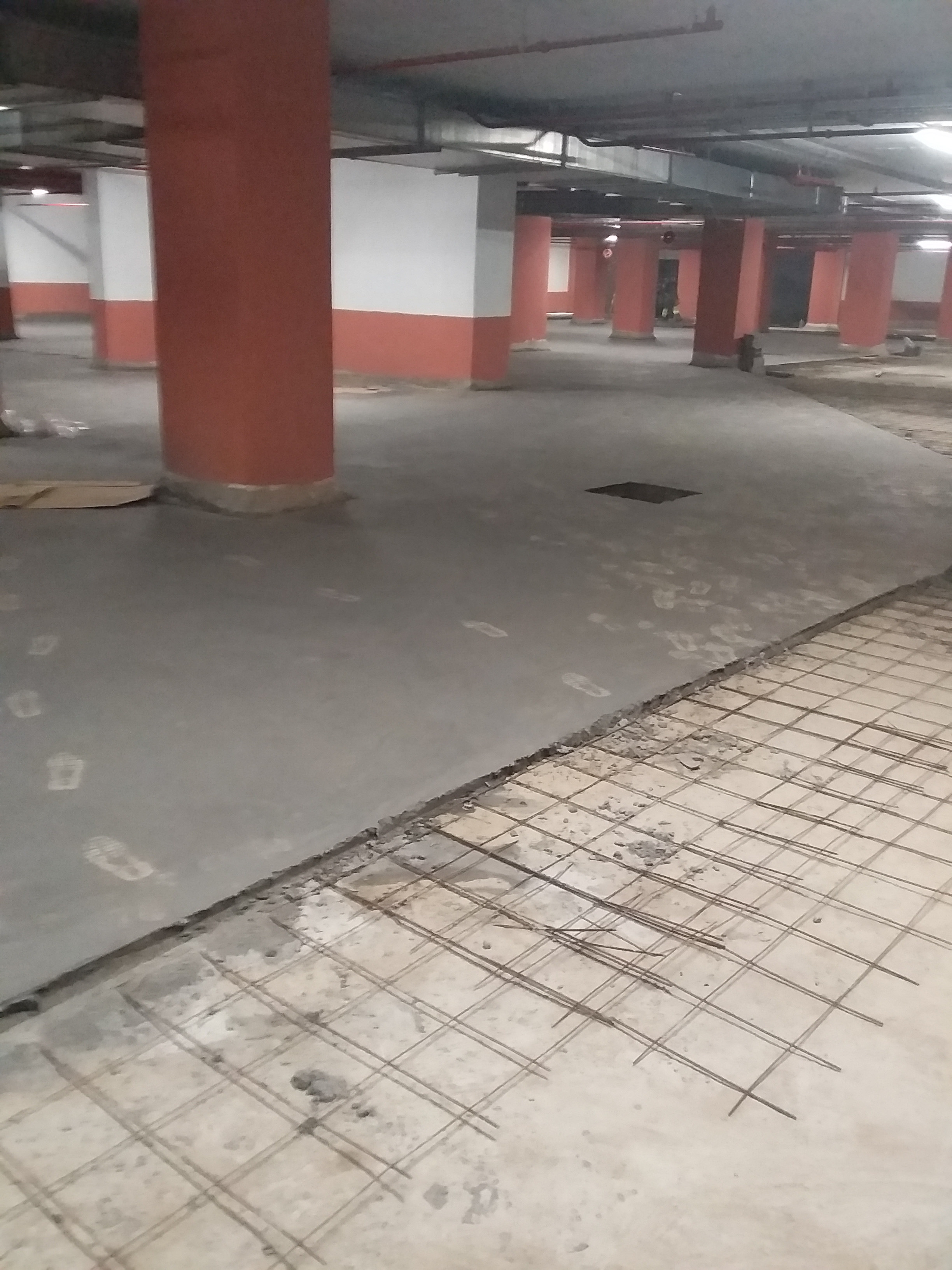Réfection sous sol parking